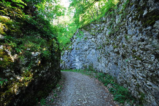 Un passage de la rue des remparts