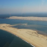 La Dune du Pyla vue du ciel